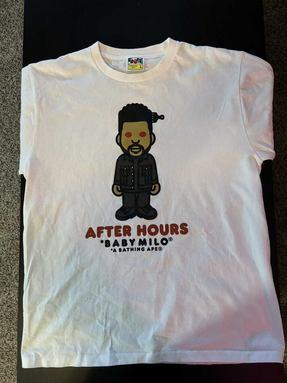 Bape × The Weeknd Baby Milo After Hours Tee - image 5