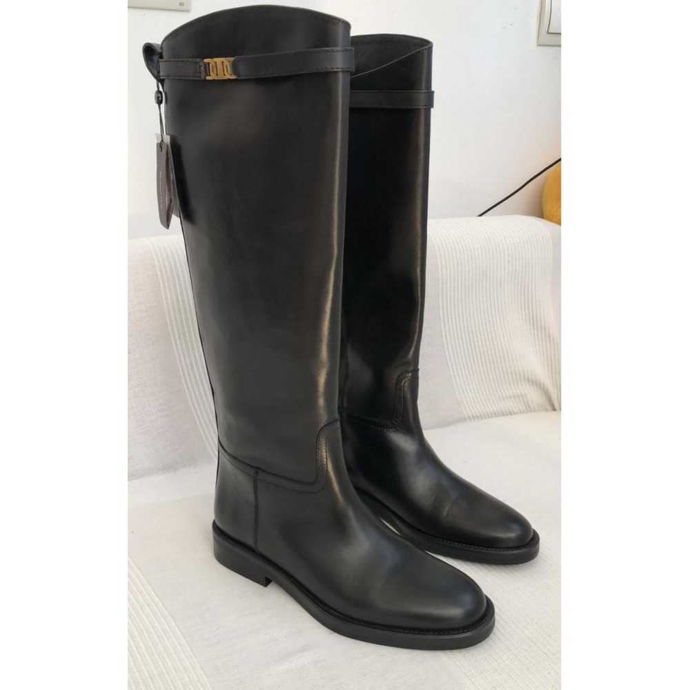 Massimo Dutti Leather riding boots - image 6