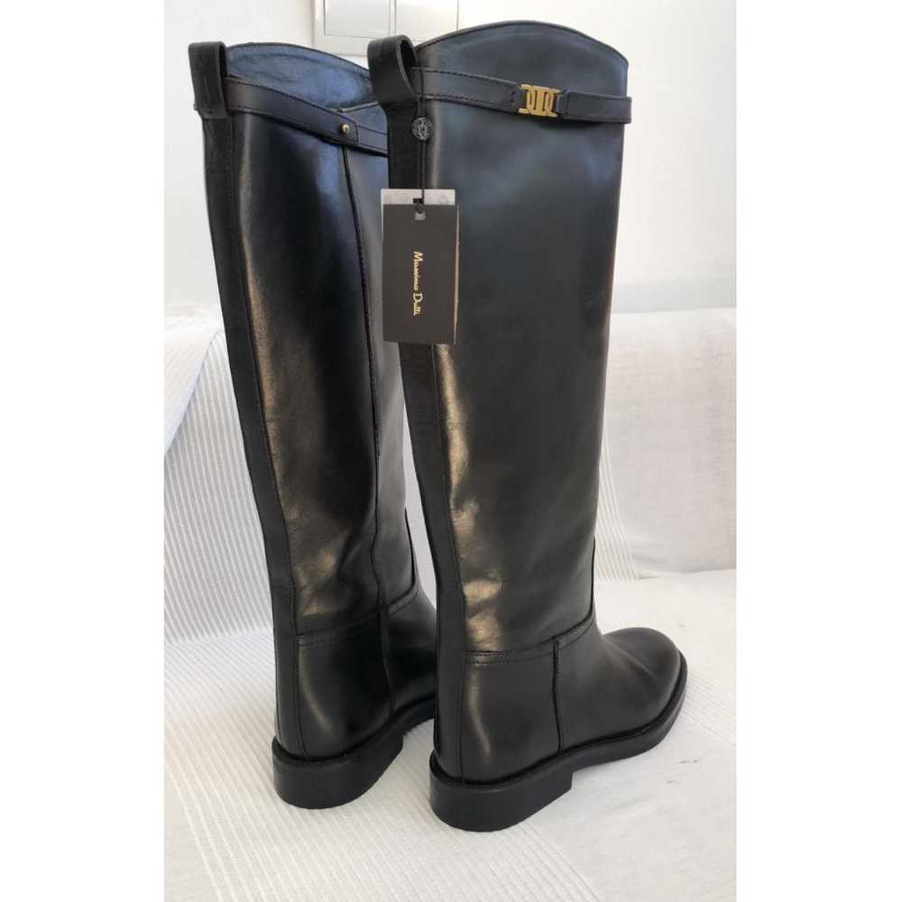 Massimo Dutti Leather riding boots - image 7