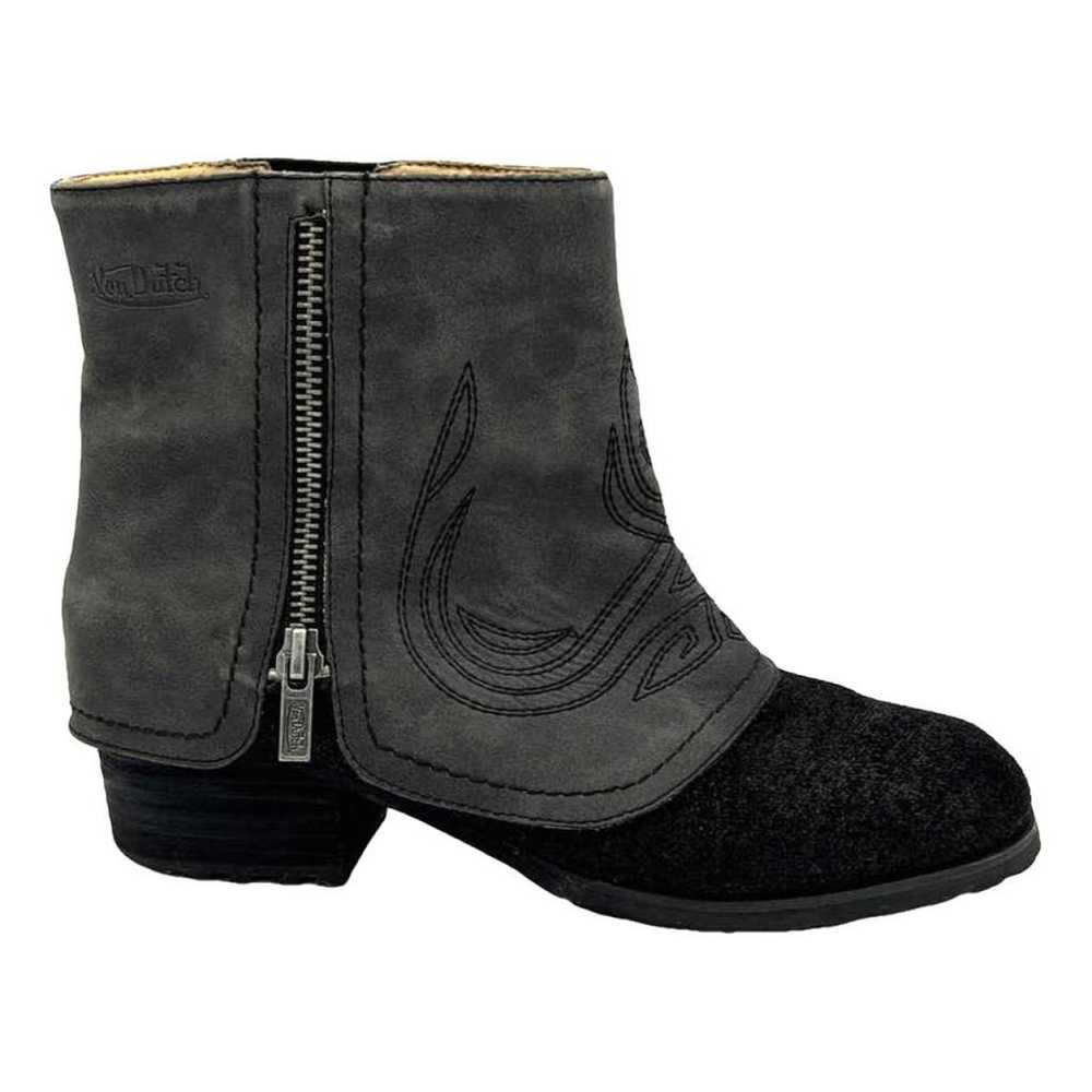 VON Dutch Leather boots - image 1