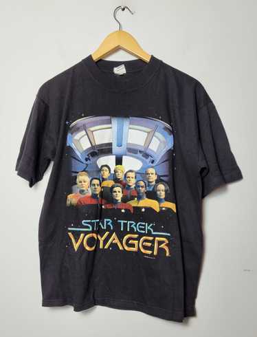 Movie × Vintage vintage 1998 STAR TREK VOYAGER t-… - image 1