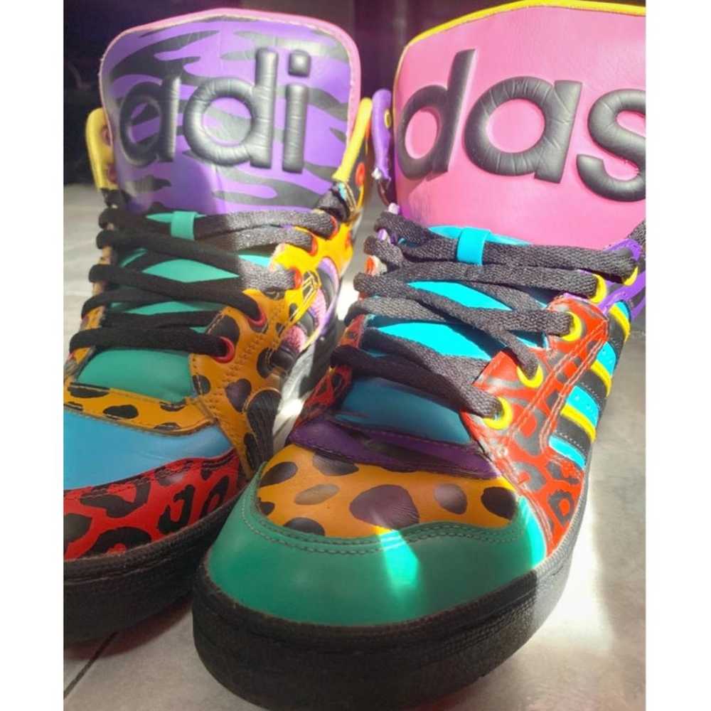 Jeremy Scott Pour Adidas Leather trainers - image 3