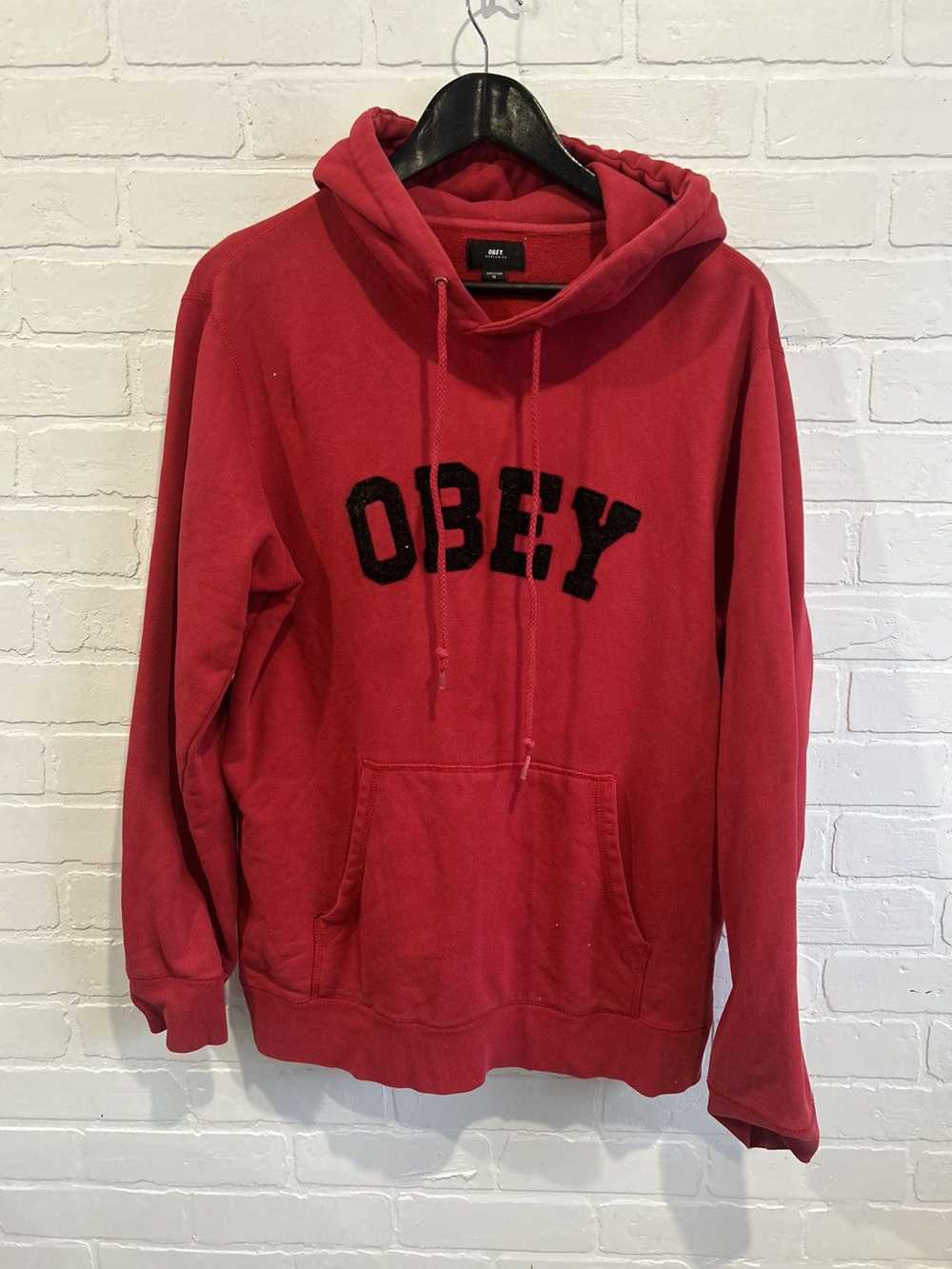 Obey Red Obey hoodie - image 1