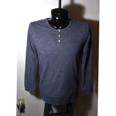 Ted Baker Luxurious Blue Henley Shirt with Long S… - image 1