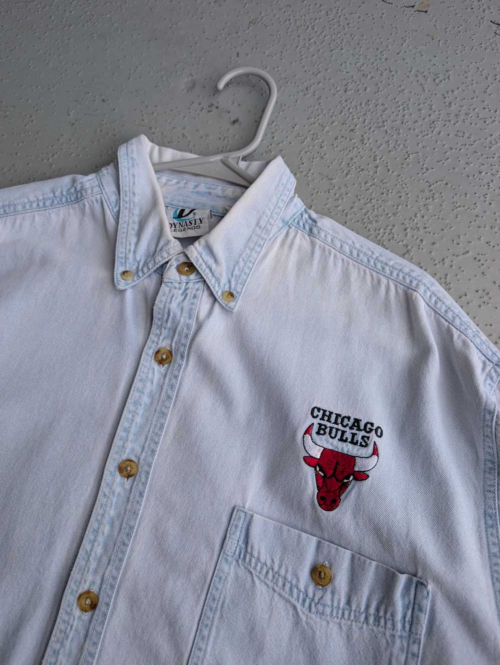 Chicago Bulls × NBA × Vintage Chicago Bulls denim… - image 4