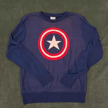 Marvel Comics Captain america grunge long sleeve - image 1