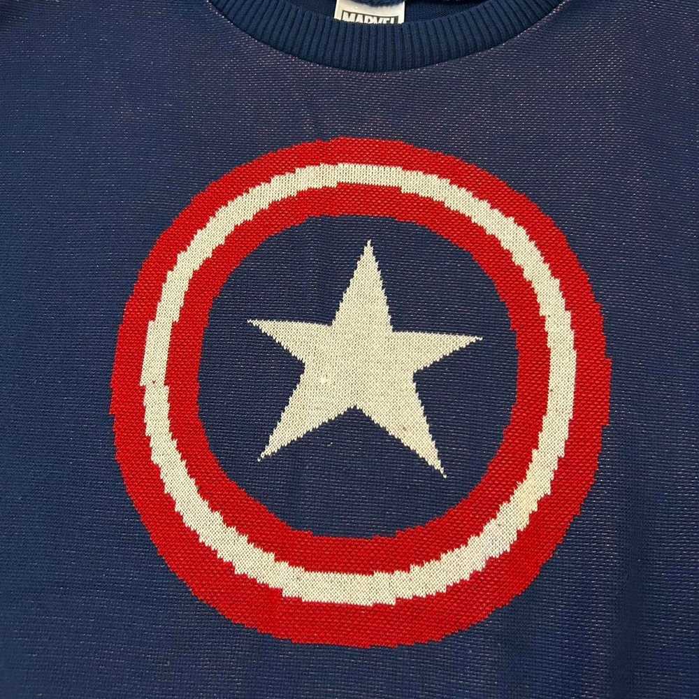 Marvel Comics Captain america grunge long sleeve - image 3