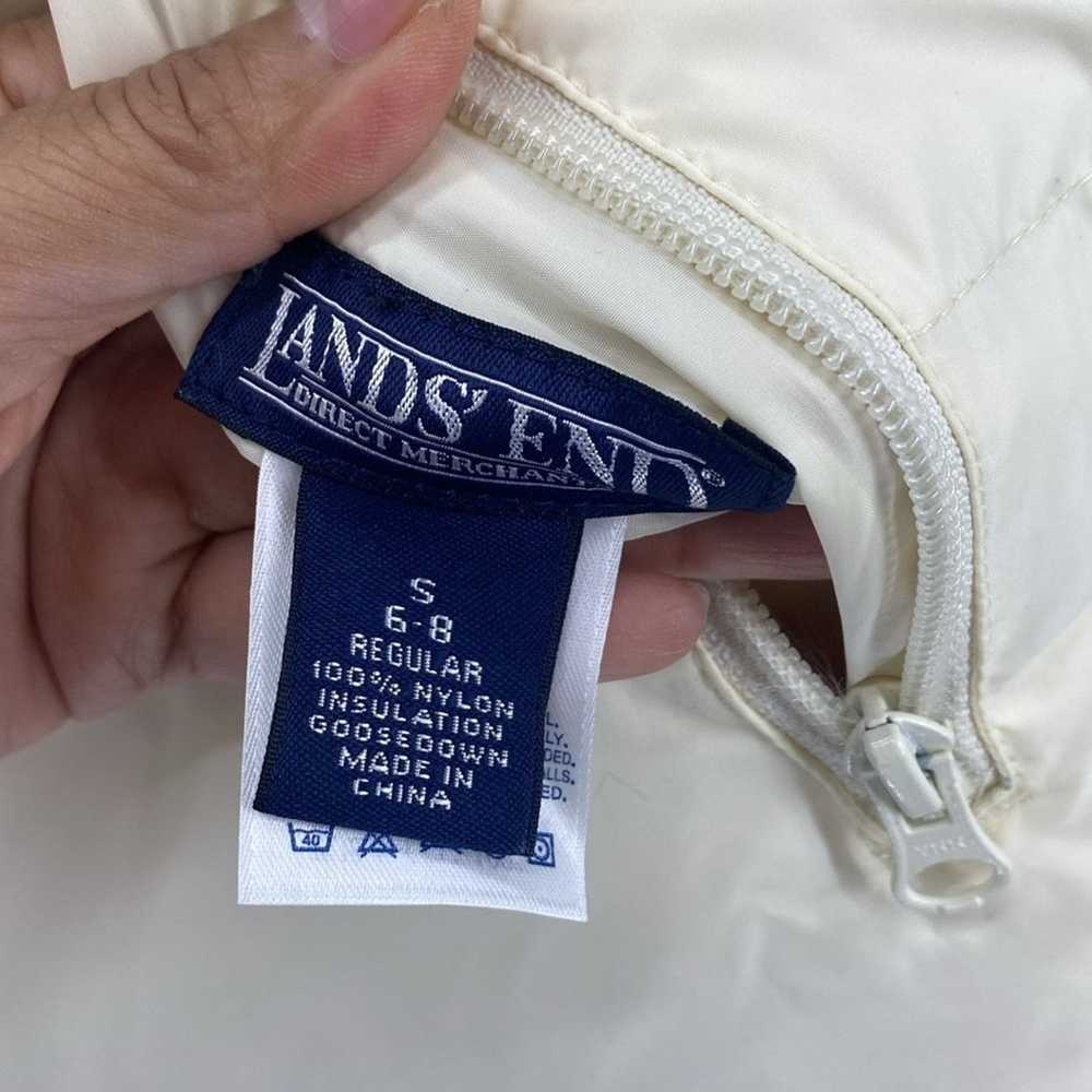 Lands End Lands End Down filled Vest Reversible P… - image 9