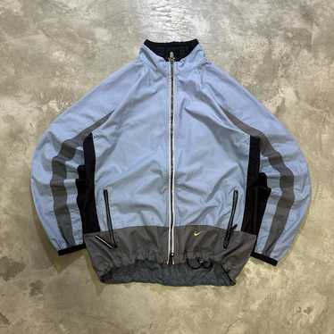 Nike × Vintage Vintage 90’s Nike Windbreaker Blue… - image 1