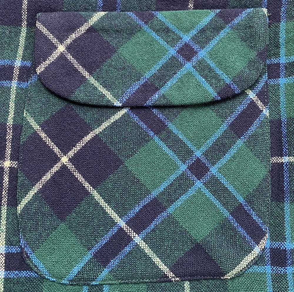 Pendleton VTG 60’s Pendleton Wool Plaid Flap Pock… - image 5