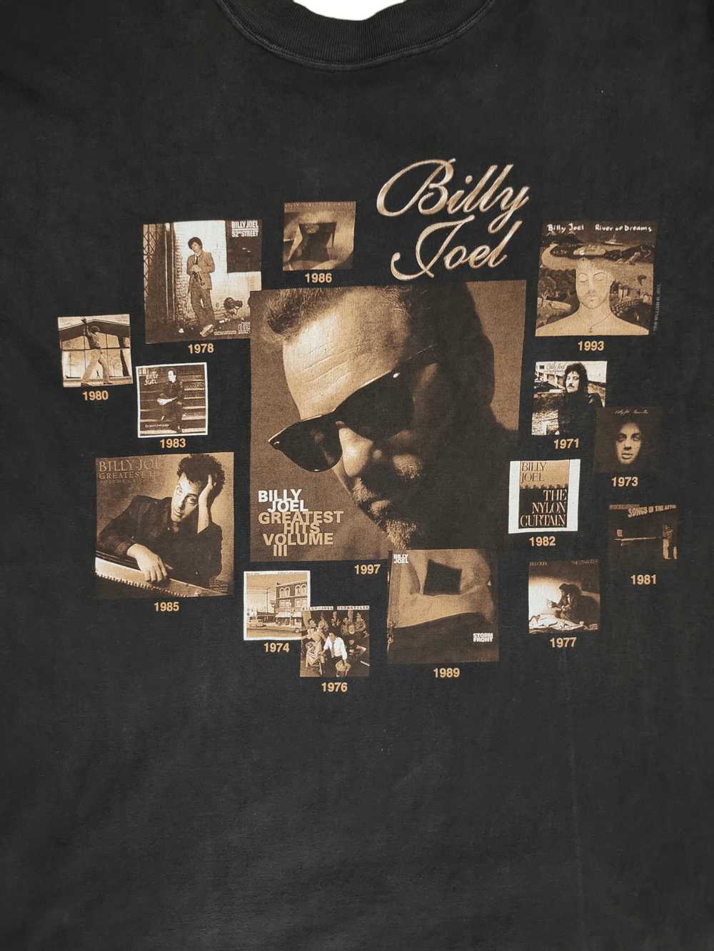 Band Tees × Vintage Vintage 90s Billy Joel Tour 1… - image 3