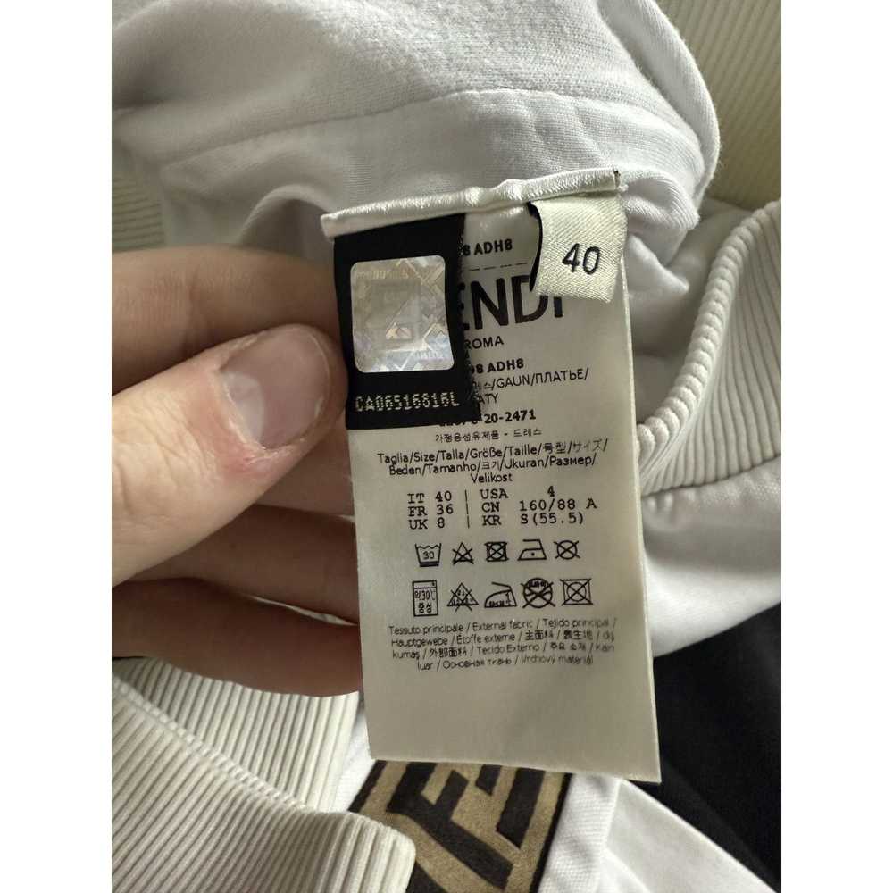 Fendi Fendi Track Suit White Monogram Logo Used XS - image 3