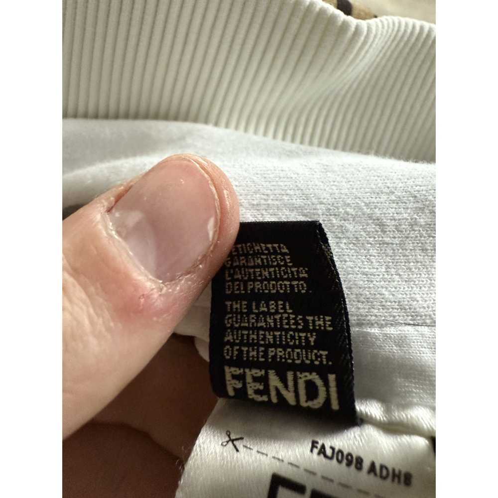 Fendi Fendi Track Suit White Monogram Logo Used XS - image 4