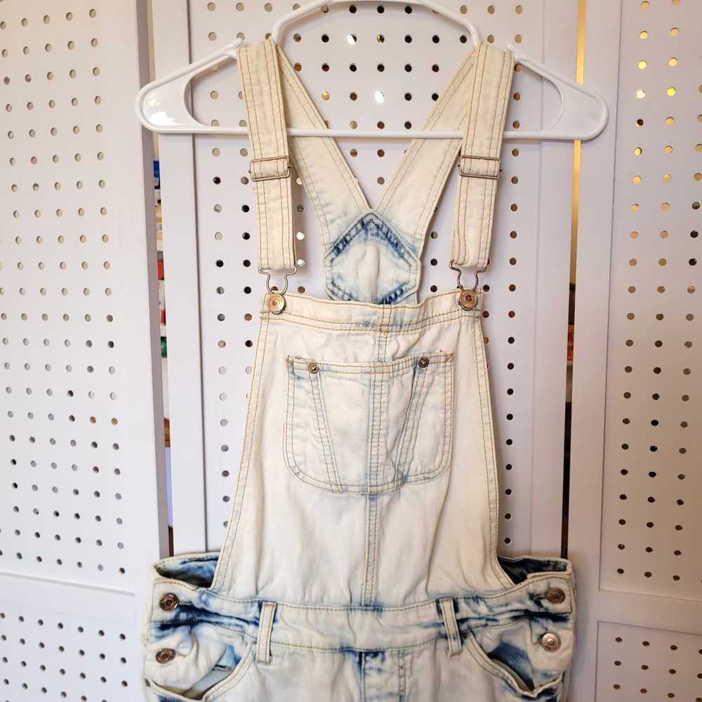 Mossimo Mossimo Women's Distressed Denim Overalls… - image 3