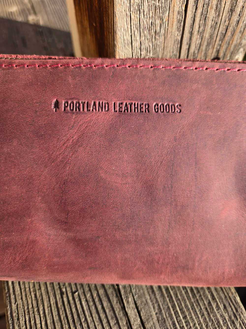 Portland Leather Merlot Utility Bag - image 2