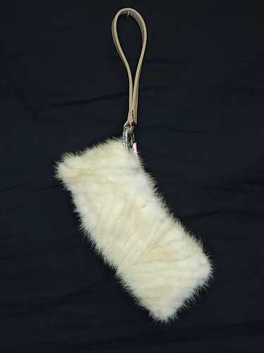 Paolo Masi Blond Mink Wristlet