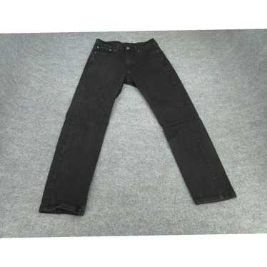 Levi's Black 505 Straight Denim Stretch Adult Men… - image 1