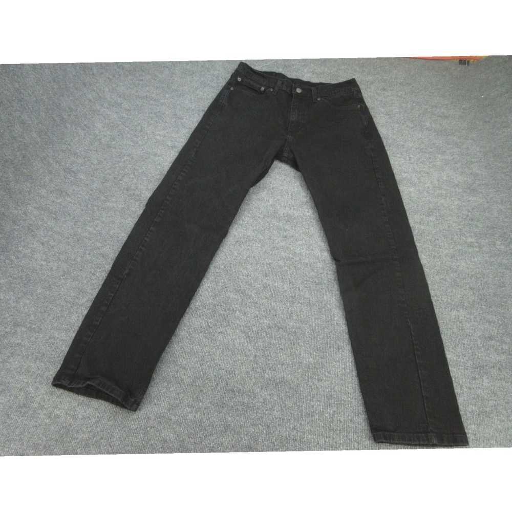 Levi's Black 505 Straight Denim Stretch Adult Men… - image 2