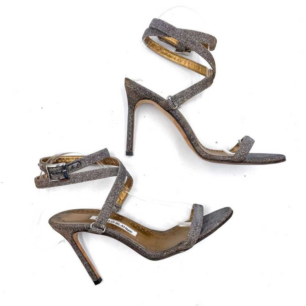 Manolo Blahnik Cloth heels - image 2