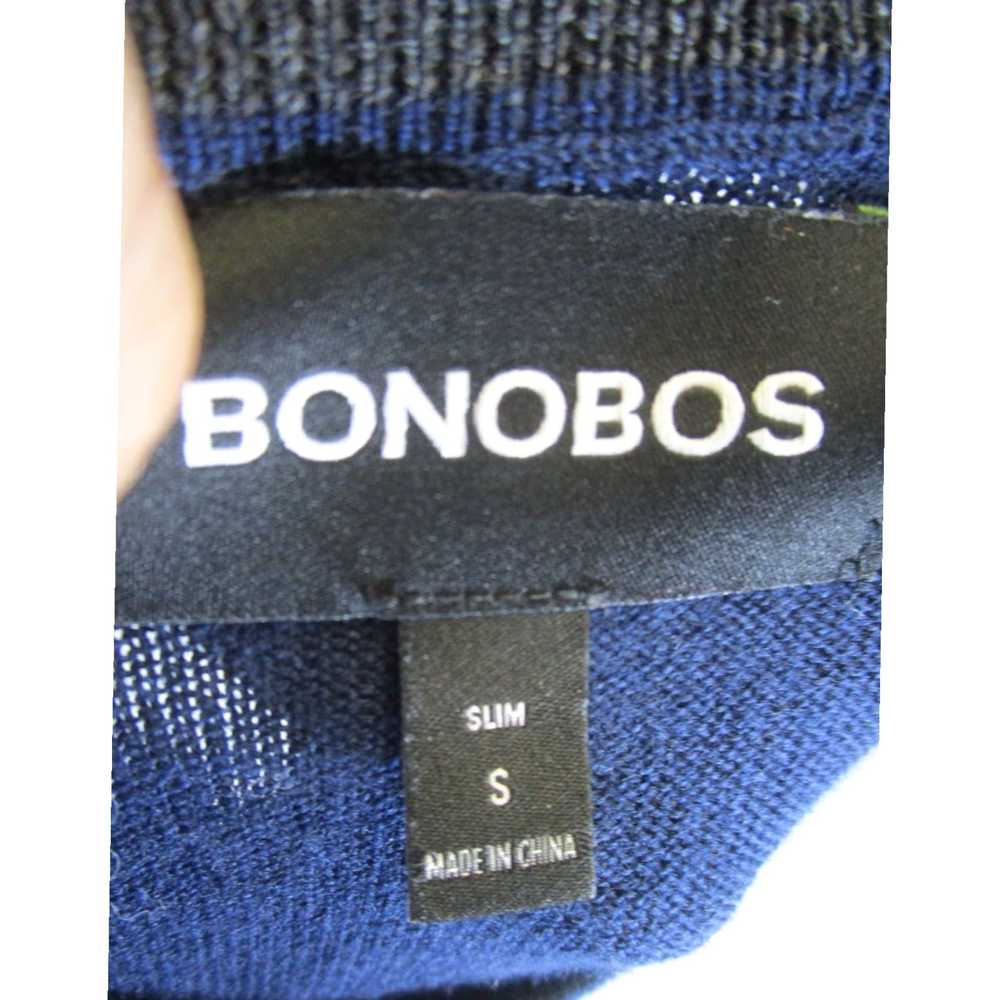 Bonobos Navy Blue Slim Fit Crew Knit Sweater for … - image 6