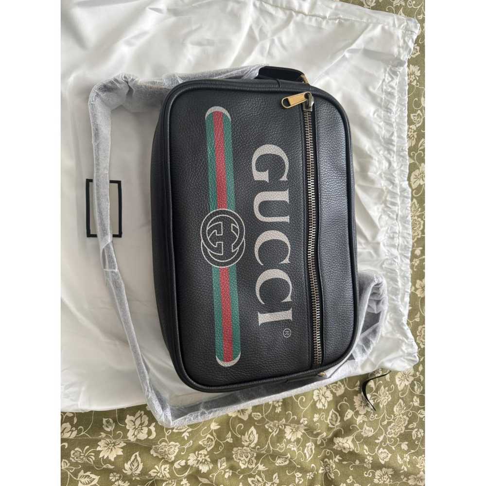 Gucci Leather satchel - image 4