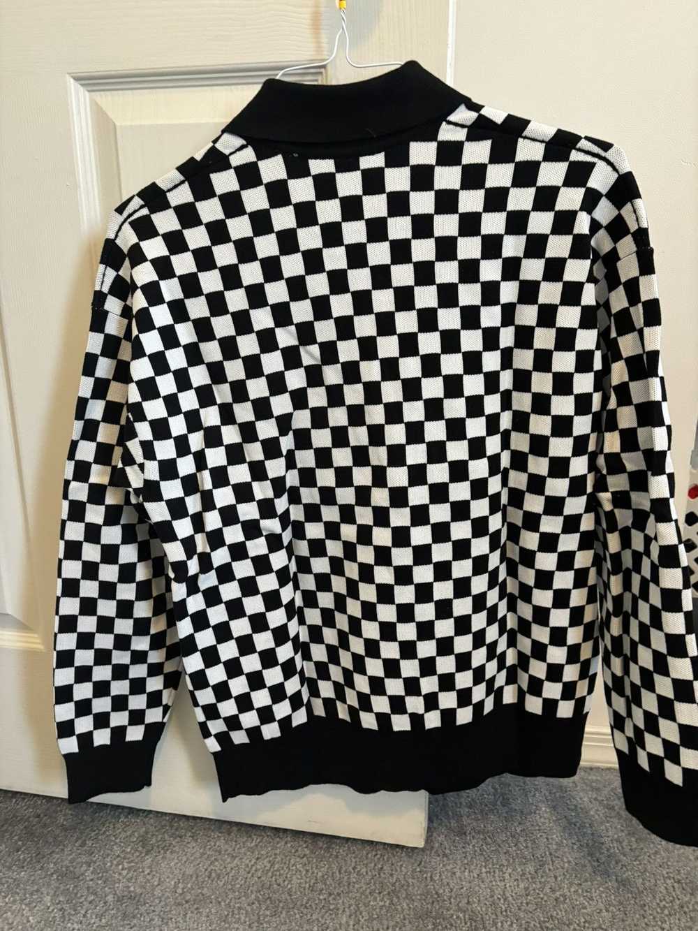 Lacoste Checkerboard Polo Sweater - image 4