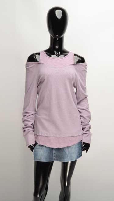 Anthropologie Anthropologie Purple Long Sleeve Off