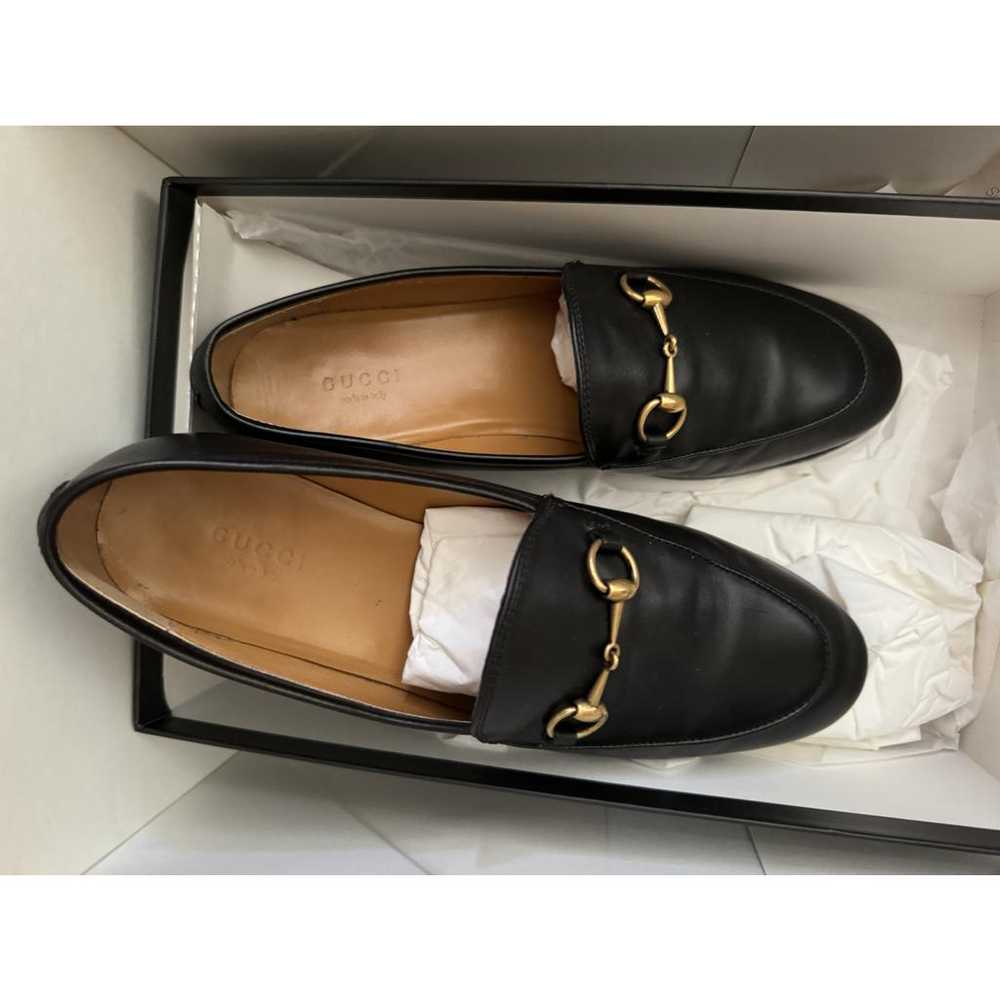 Gucci Jordaan leather flats - image 2