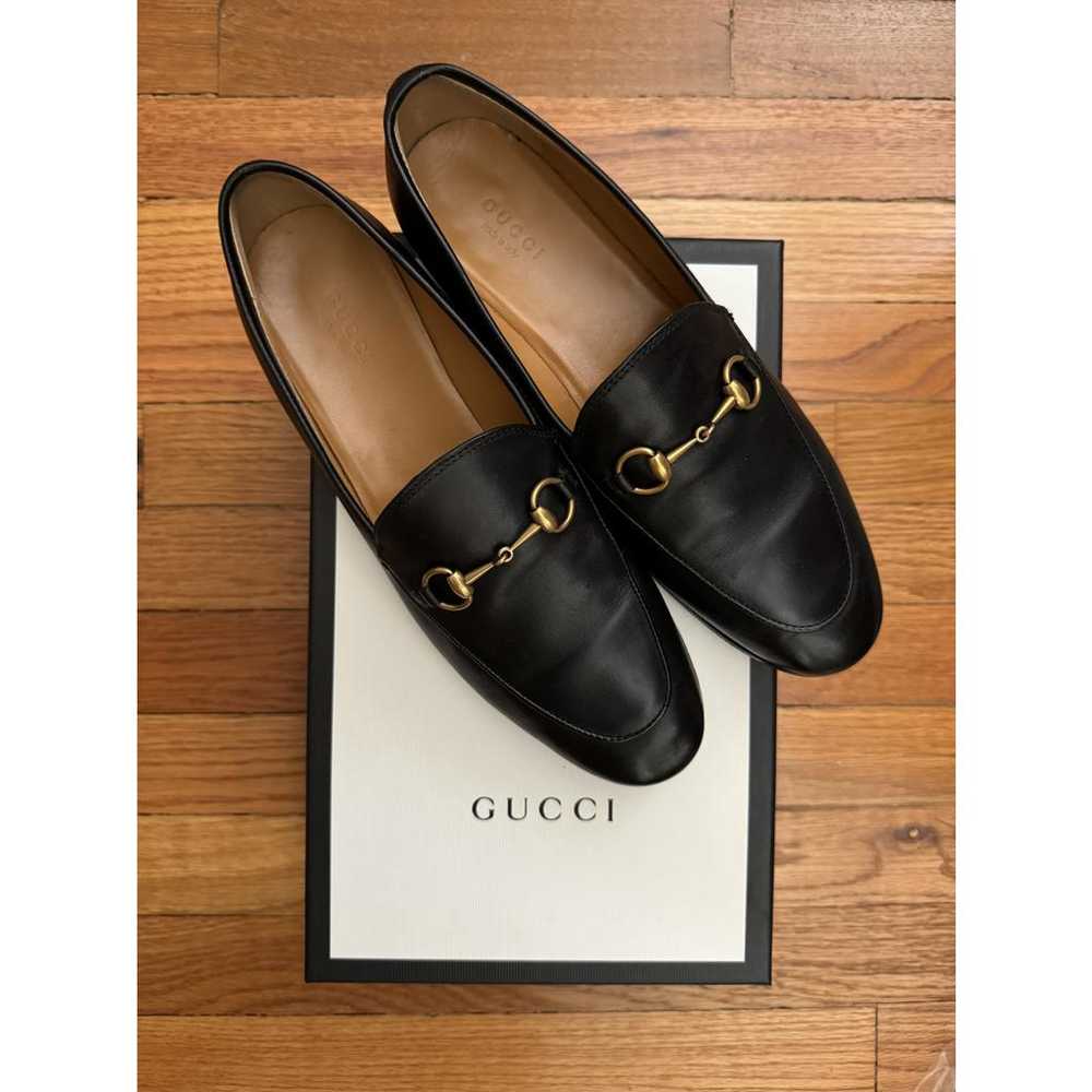 Gucci Jordaan leather flats - image 6