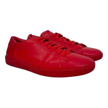 Saint Laurent Andy leather low trainers