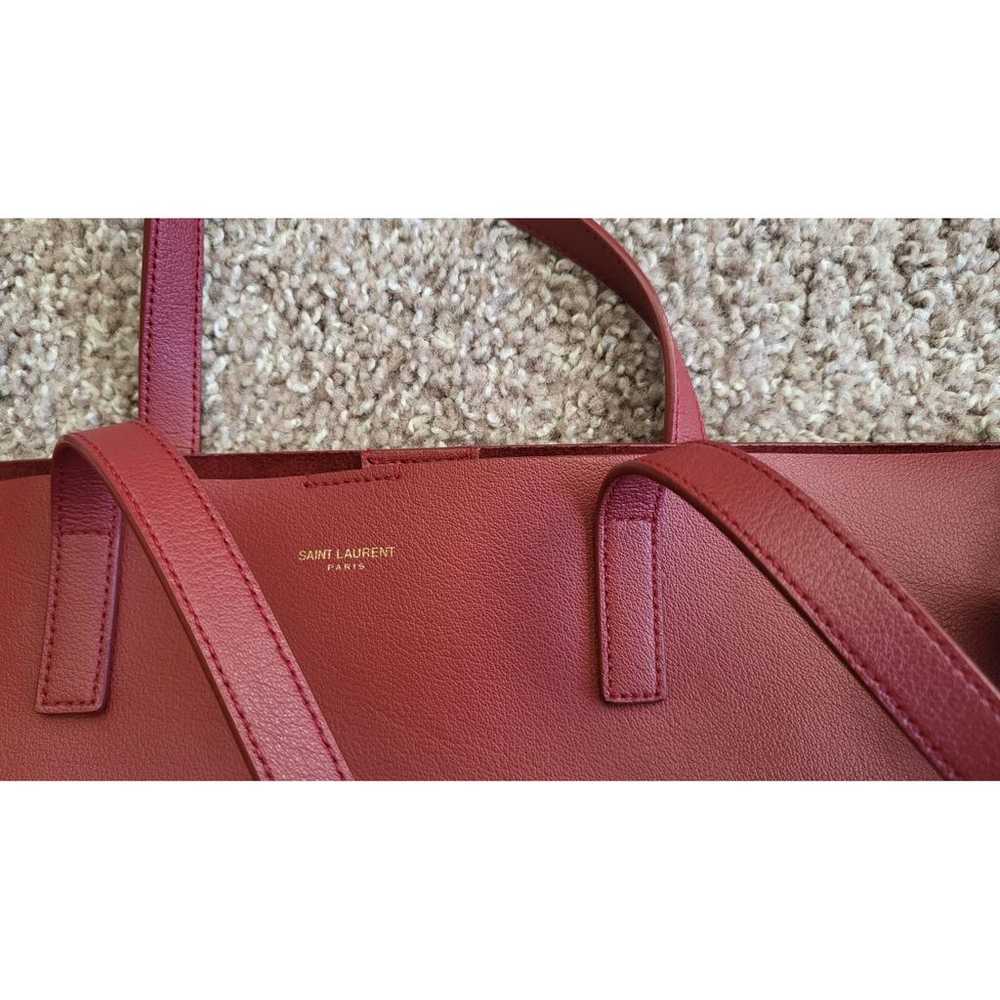 Saint Laurent Leather tote - image 4