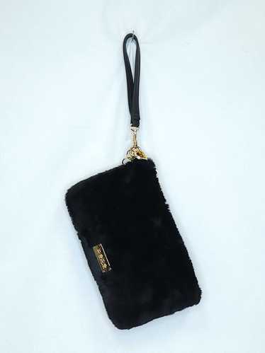 Bebe Faux Fur Clutch