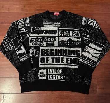 Supreme sweater sz - Gem