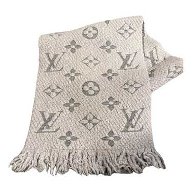 Louis Vuitton Logomania wool scarf