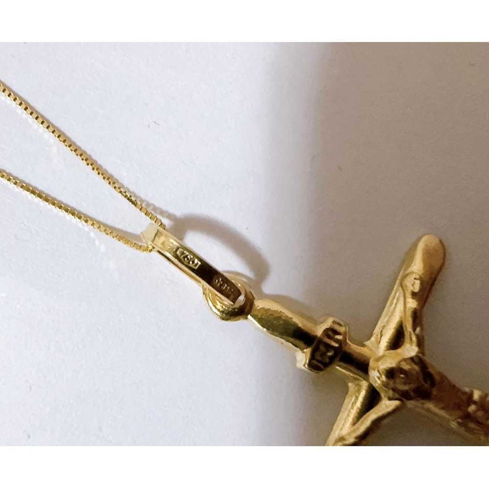 Non Signé / Unsigned Yellow gold necklace - image 2