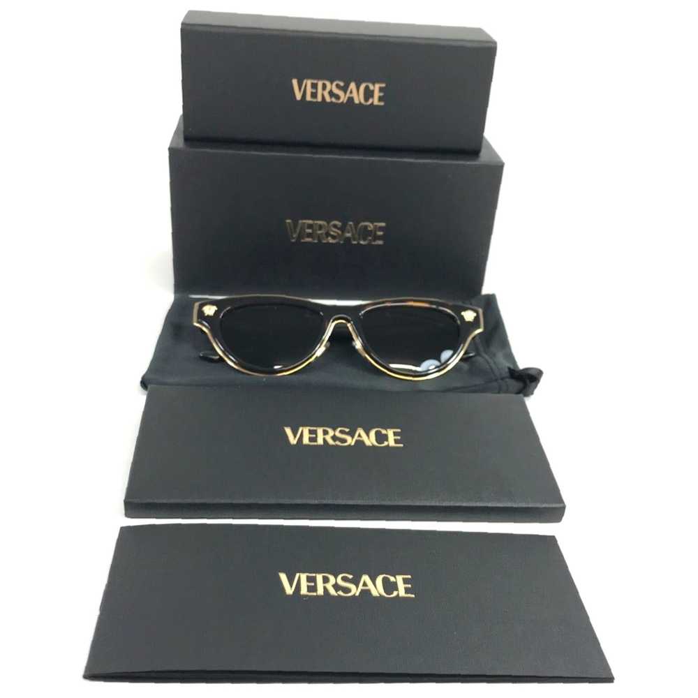 Versace Havana Cat Eye Frames Dark Grey Lenses Ac… - image 2