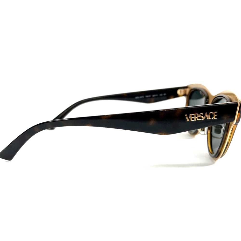 Versace Havana Cat Eye Frames Dark Grey Lenses Ac… - image 4