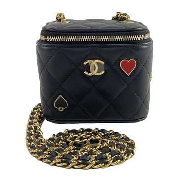 Chanel CHANEL Small Vanity Case/Matelasse Vanity B