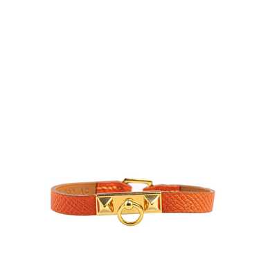 Hermès Rivale leather bracelet