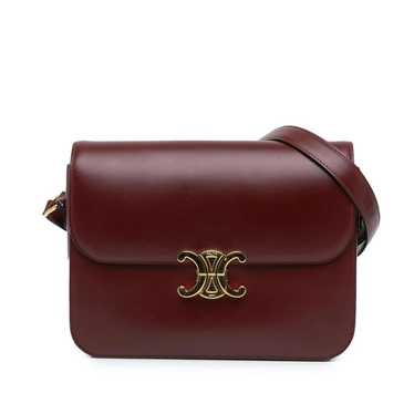 Celine Triomphe leather crossbody bag - image 1