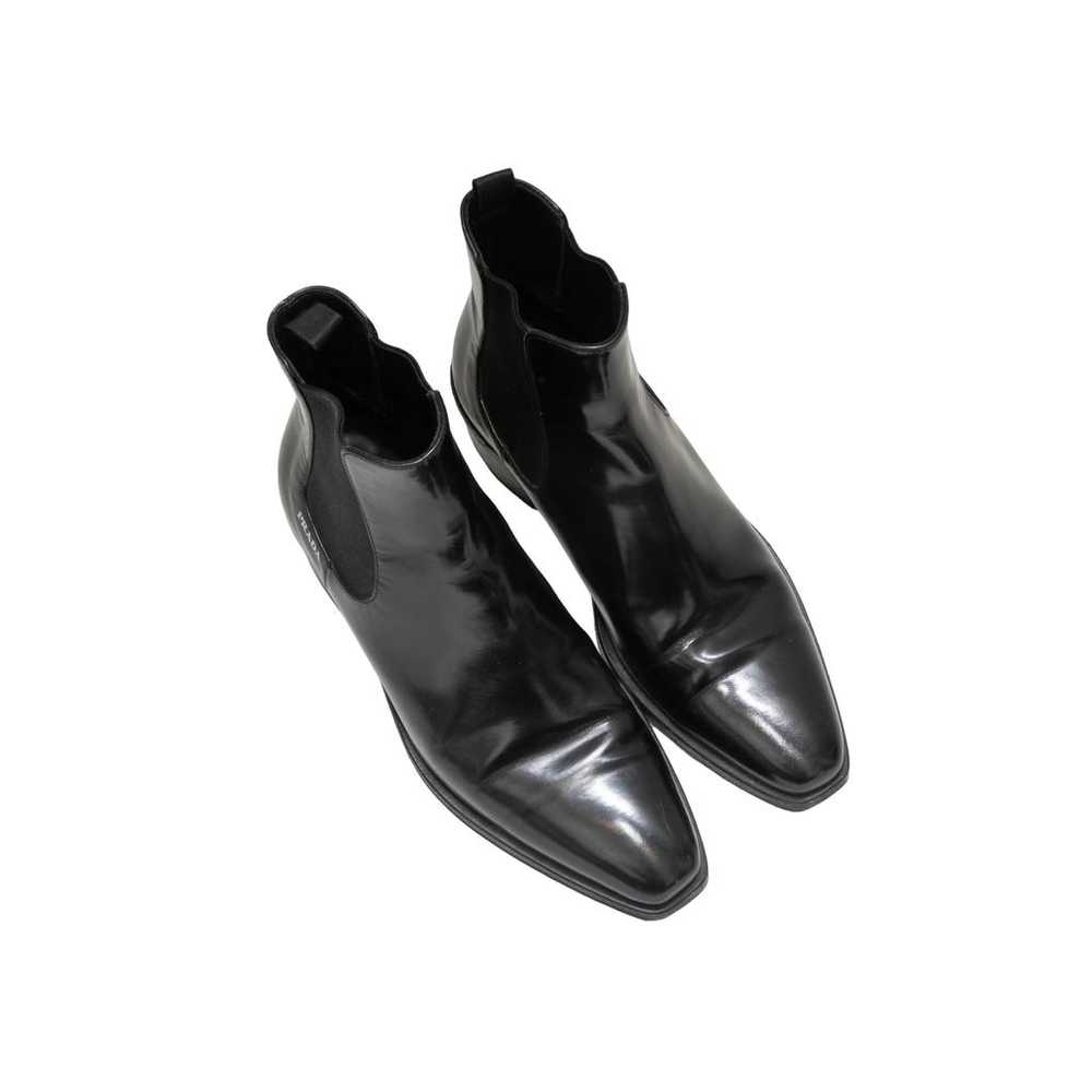 Prada Leather ankle boots - image 3