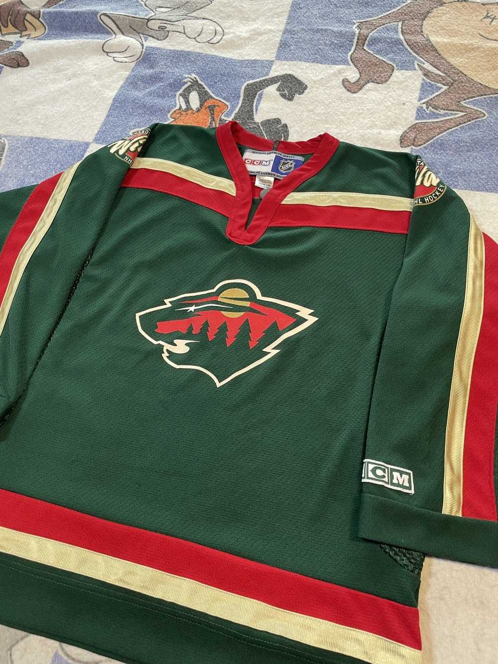 Ccm × NHL × Vintage Vintage Minnesota Wild jersey - image 2