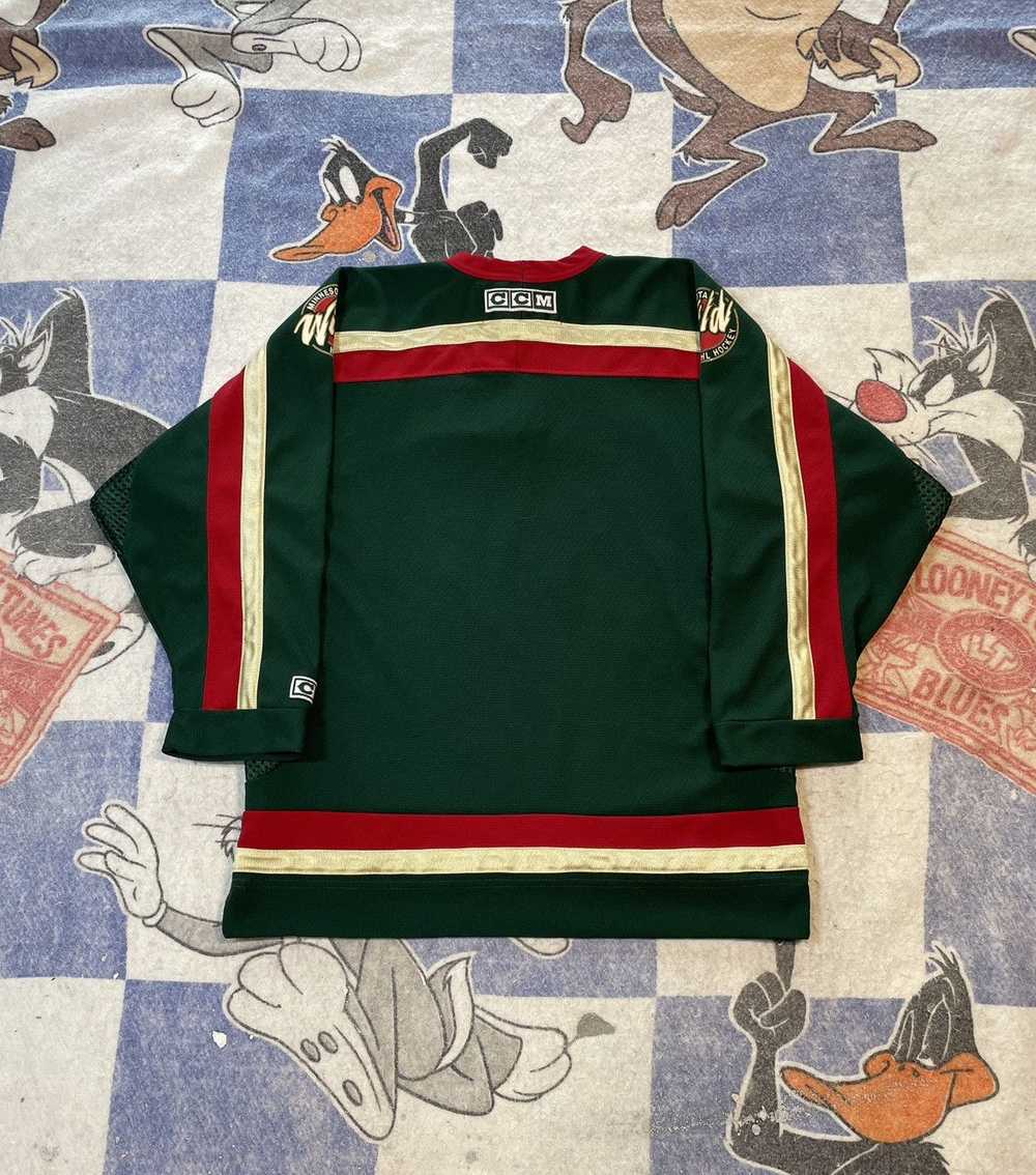 Ccm × NHL × Vintage Vintage Minnesota Wild jersey - image 3