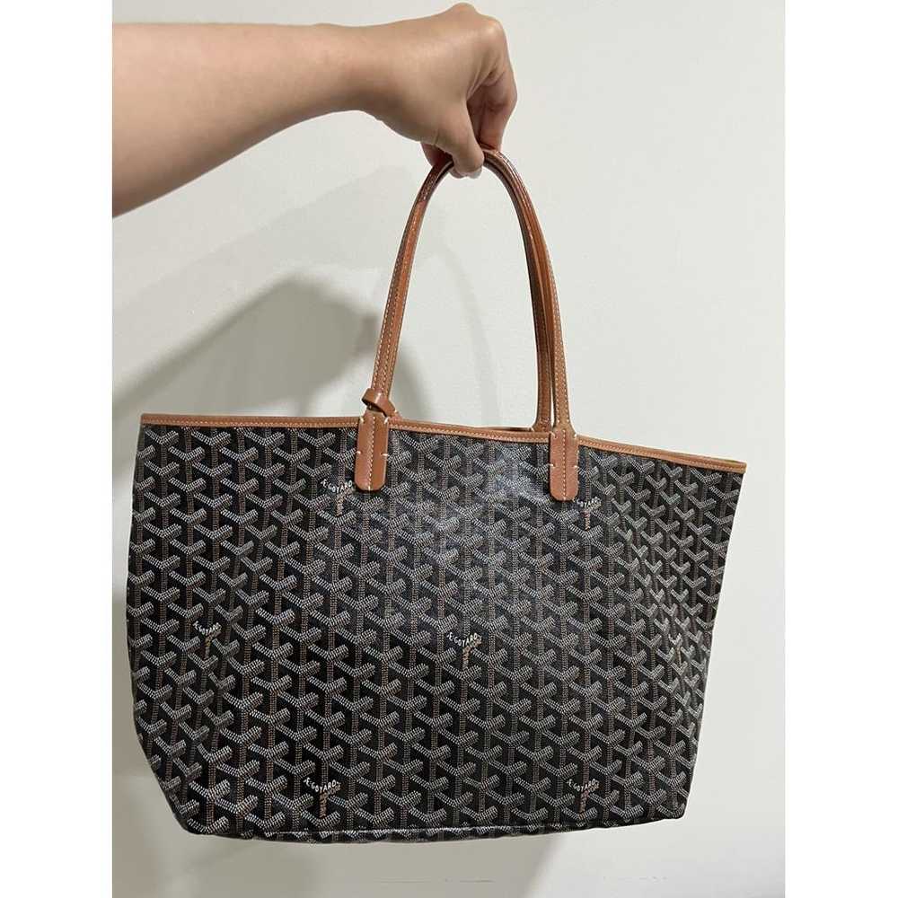 Goyard Saint-Louis leather tote - image 2