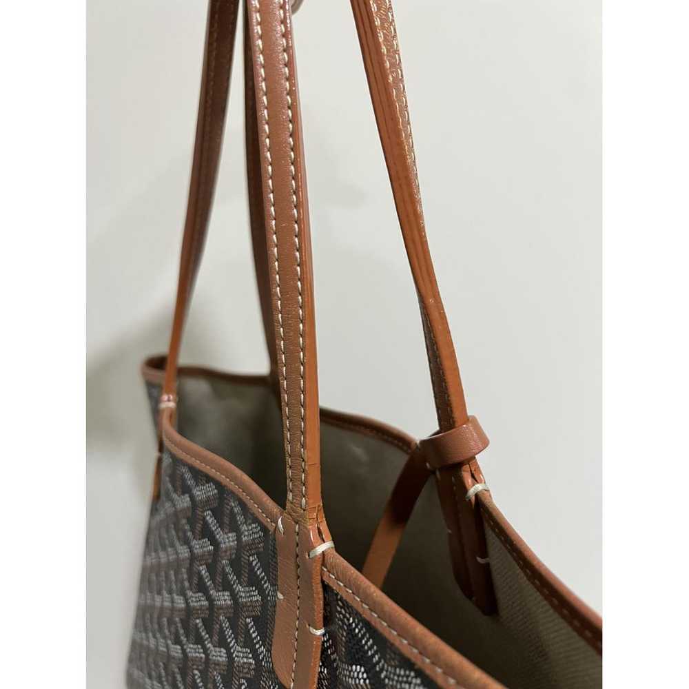 Goyard Saint-Louis leather tote - image 6