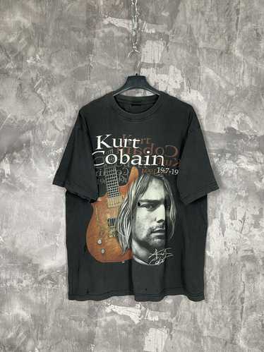 Kurt Cobain × Rock T Shirt × Streetwear VINTAGE 0… - image 1