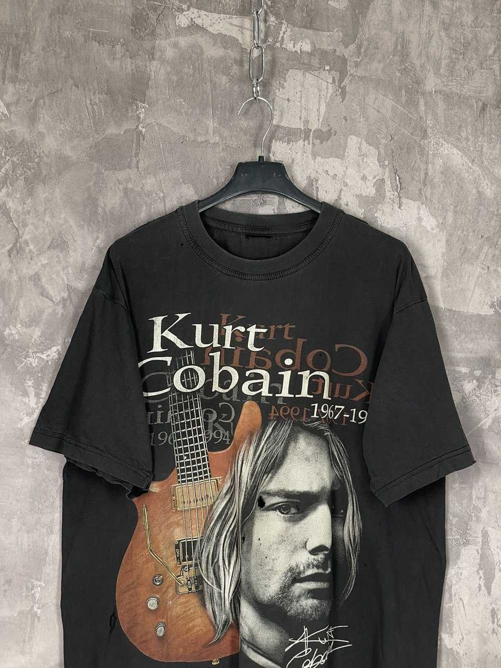 Kurt Cobain × Rock T Shirt × Streetwear VINTAGE 0… - image 3