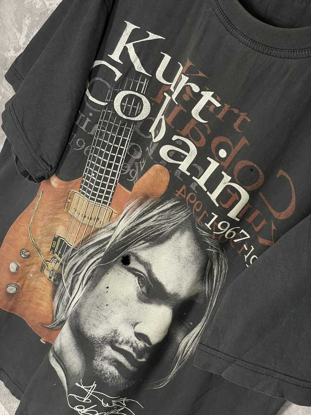 Kurt Cobain × Rock T Shirt × Streetwear VINTAGE 0… - image 8