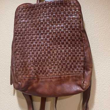 VILENCA HOLLAND Anthropologie Emilia Leather Woven