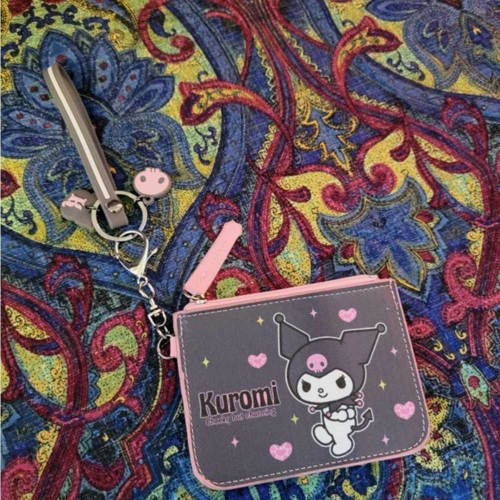 Sanrio Kuromi Bioworld Mini Backpack Purse Hot To… - image 7